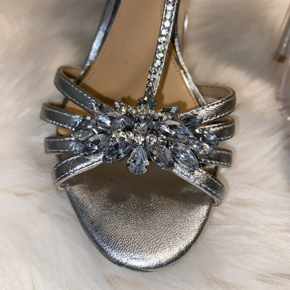 Jewel Badgley Mischka Hazel II Embellished Heels